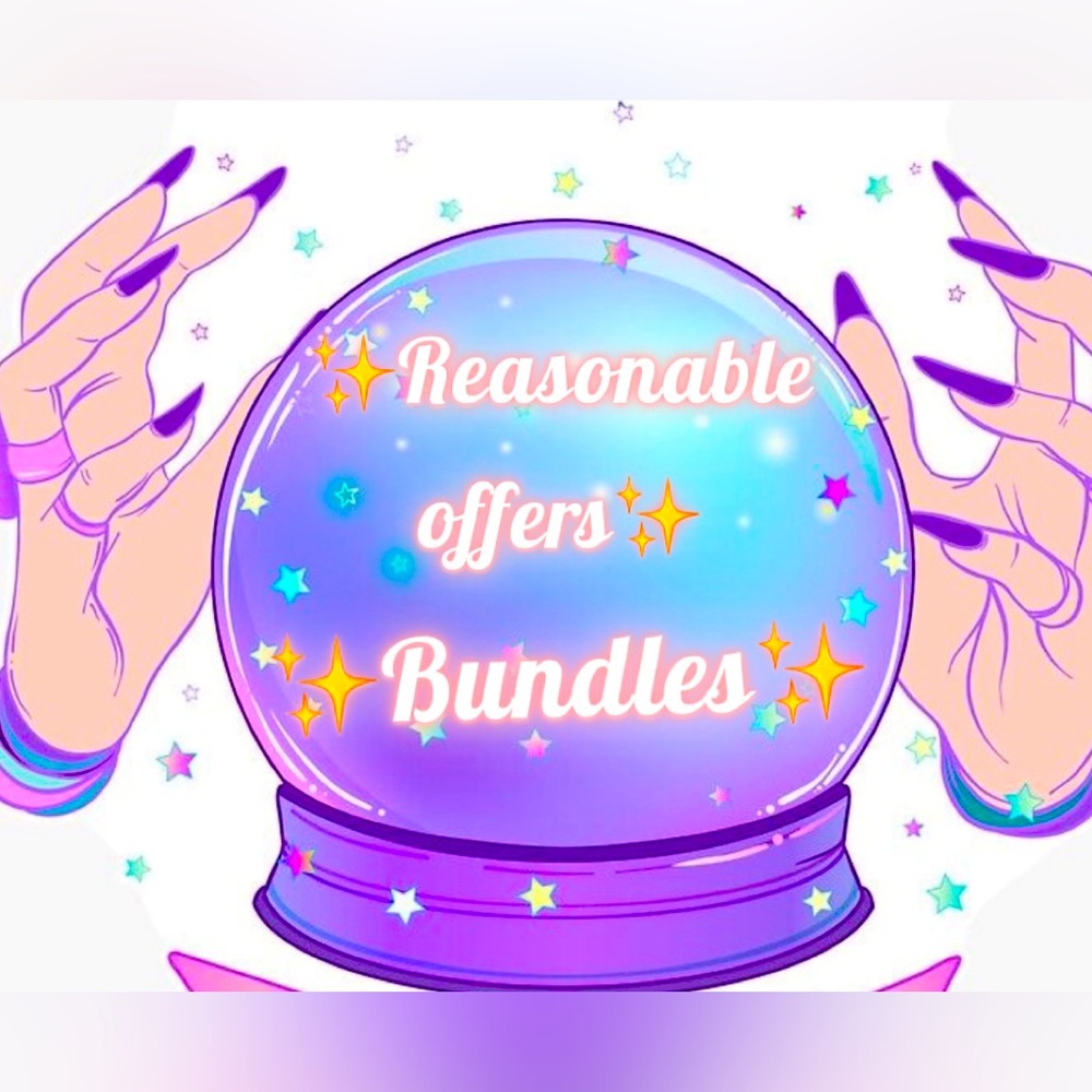 🔮✨REASONABLE OFFERS ACCEPTED✨🔮

✨🔮BUNDLE & SAVE🔮✨
